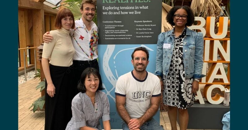 UNC's OS/OT at the 2025 Occupational Science Europe Conference.
