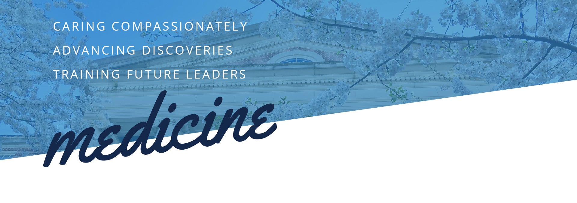Caring Compassionately, Advancing Discoveries, Training Future Leaders