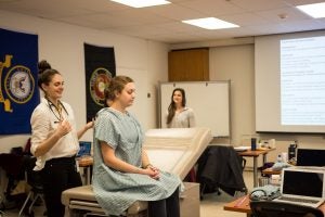 Janelle Bludorn, clinical associate professor with Physician Assistant Studies.