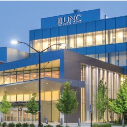 Night view Hillsborough Hospital