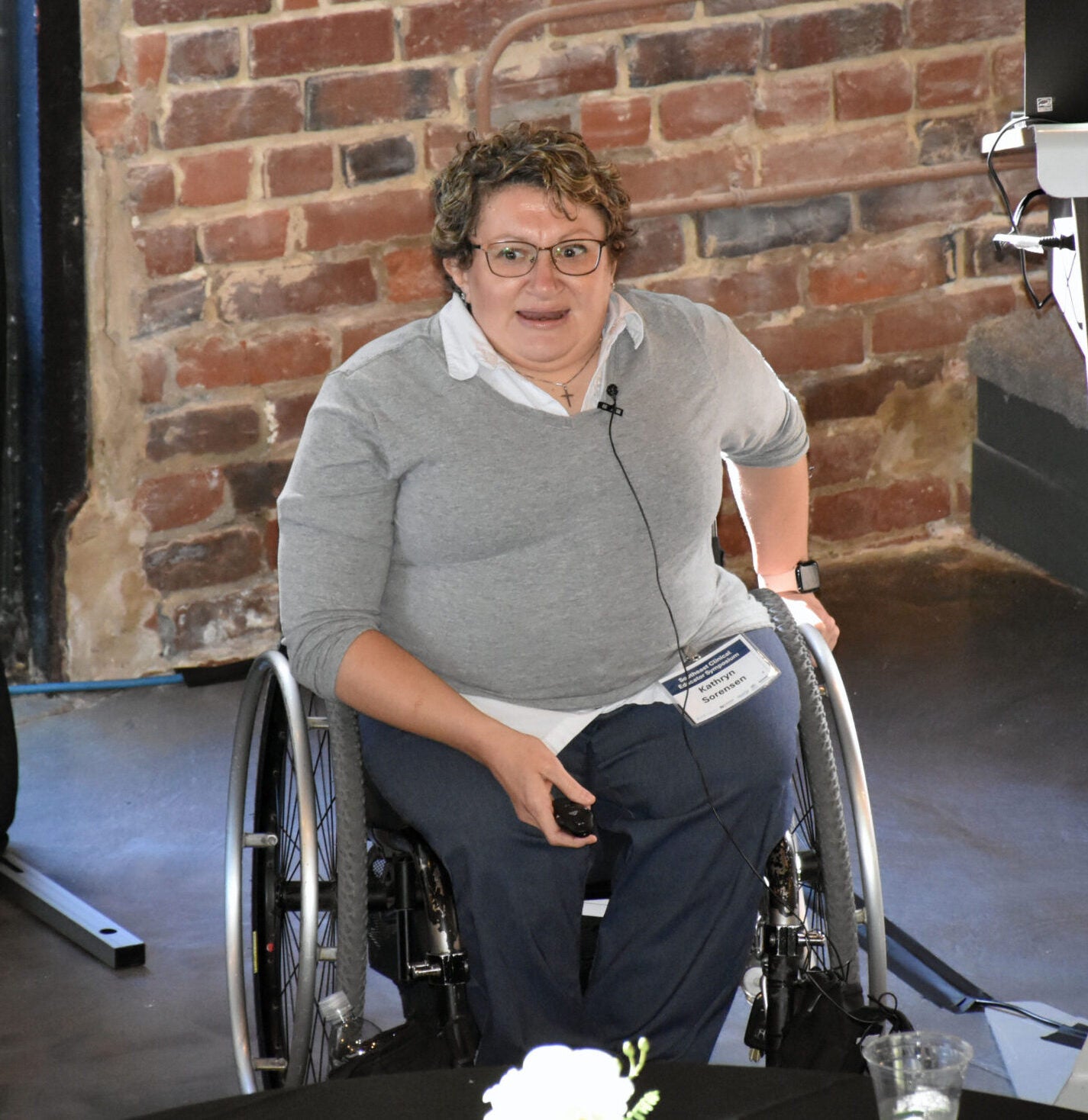 Katie Sorenson, Keynote speaker at SE Clinical Educators Symposium