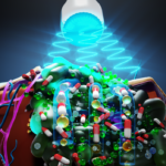 The cover art illustrates ultrasound-mediated drug delivery into a biofilm-infected wound. Illustration by Ella Marushchenko.