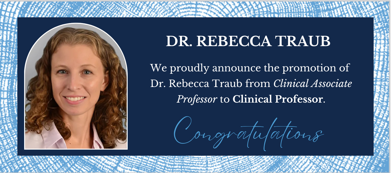 Rebecca Traub – promotion